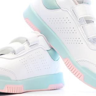 Baskets Blanche/Rose Fille Adidas Tensaur Sport 2.0 vue 0