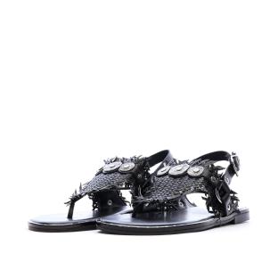 Replay Nairobi Thong – Schwarze Damensandalen Ansicht 0
