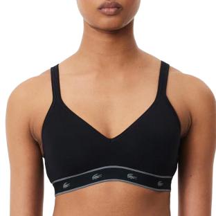 Brassière Noir Femme Lacoste IF8626 vue 0