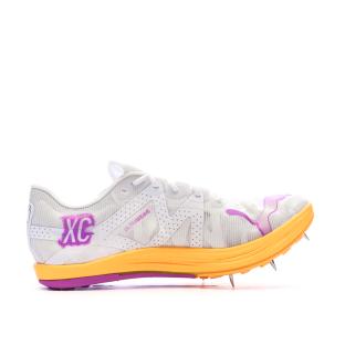 Chaussures Athlétisme Blanc/Rose Mixte Puma Crossfox Nitro Elite vue 0