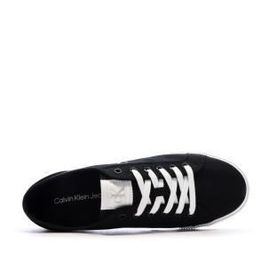 Baskets Noir/Blanc Homme Calvin Klein Jeans Ess Vulc Low vue 4