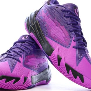 Chaussures de basketball violettes Homme Puma Scoot Zeros Purple Lightning vue 7