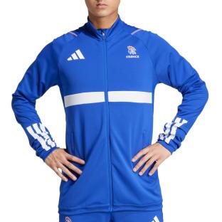 Veste d'entraînement Bleu Adidas Équipe de France Handball vue 0