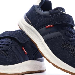 Baskets Marine Garçon Levi's Oakland vue 0
