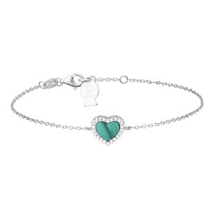 Bracelet Cœur Vert Clio Blue Angel pas cher