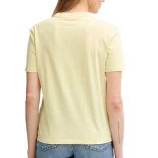T-shirt Jaune Femme Calvin Klein Jeans Ss Classic vue 0