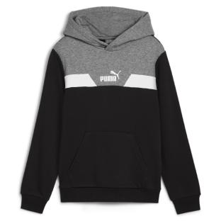 Sweat Noir/Gris Garçon Puma Hoodie pas cher