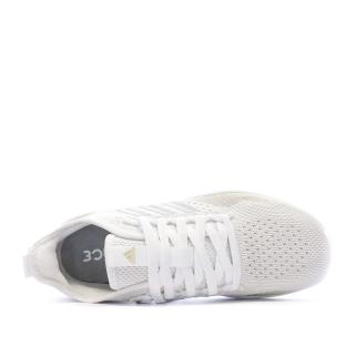 Chaussures de running Blanc/Gris Femme Adidas Fluidflow 2.0 vue 4