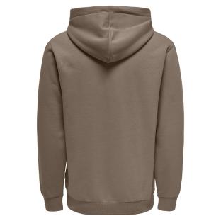 Sweat à Capuche Marron Clair Homme Only & Sons Ceres vue 0