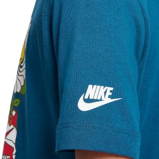T-shirt Bleu Garçon Nike Air Flower vue 3