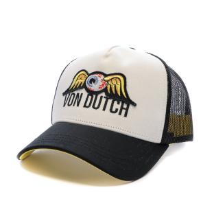 Casquette Noir/Blanc Homme Von Dutch Eye pas cher