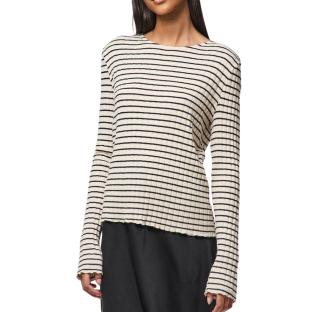 T-Shirt Beige Femme Pieces Iris pas cher