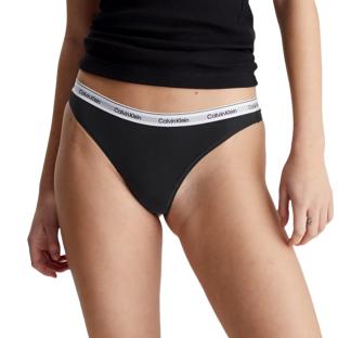 X3 Stings NoirHomme Calvin Klein Thong vue 2
