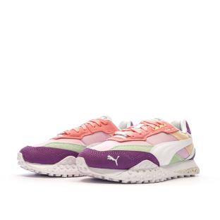 Baskets Rose/Violettes Femme Puma Blktop vue 6