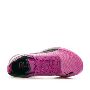 Chaussures de Running Fuchsia Femme Puma Deviate Nitro vue 4