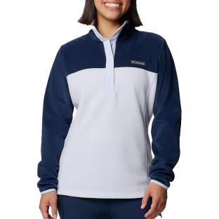 Polaire demi-zip Marine/Bleu femme Columbia Benton Springs pas cher