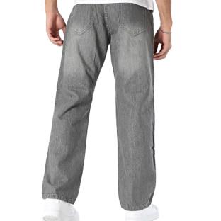Jean Loose Gris Homme Paname Brothers Relaxed vue 2