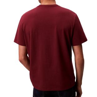 T-Shirt Bordeaux Homme Calvin Klein Jeans Hero LV04RB862G vue 0