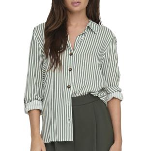 Chemise Blanc/Kaki Femme JDY Laurel pas cher