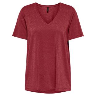 T-shirt Rouge Femme Only Harly pas cher