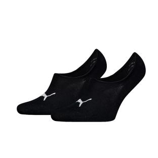 2 pares de calcetines negros unisex Puma Socks Footie ver 0
