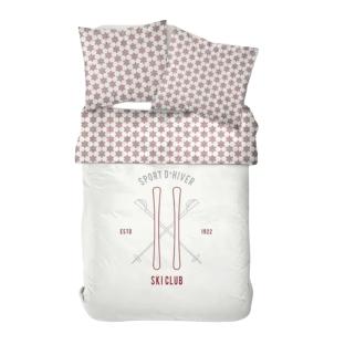 Parure de lit imprimé Flocon coton Today Ski Club 220x240 vue 0
