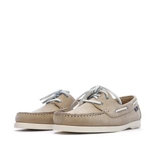 Women’s Beige TBS Bateau Cow Nubuck London Boat Shoes Photo of the Espace des Marques %store% store - view of %key%