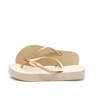 Tongs à plateforme Beige Femme Havaianas Infradito vue 0