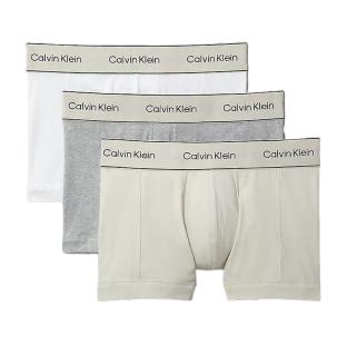 x3 Boxers Gris/Blanc Homme Calvin Klein Jeans Trunk vue 0