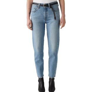 Levi's Original Cropped Jeans 501 Himmelblau für Damen Ansicht 0