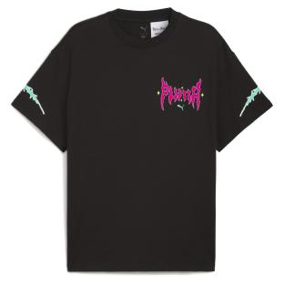 T-Shirt Noir Homme Puma Hoops X Rick And Morty vue 0