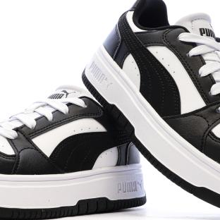 Zapatillas deportivas negras para niño Puma Rebound ver 0