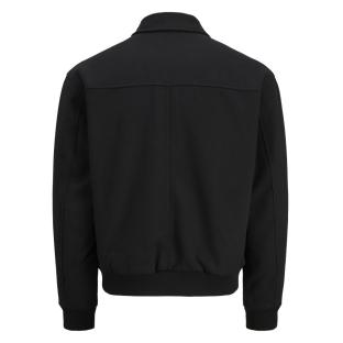 Veste Noire Homme Jack & Jones Cover Bomber vue 0