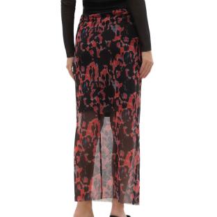 Jupe Noire/Rouge Femme Mamalicious Lella vue 0