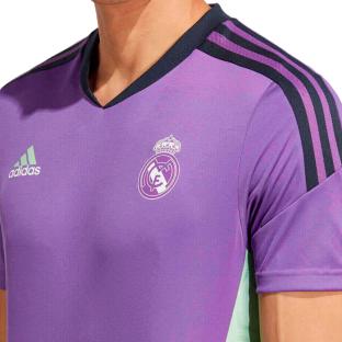 Real Madrid Maillot Training Violet Homme Adidas vue 3
