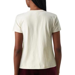 T-shirt Ecru/Vert Femme JDY 15311702-9CG vue 2