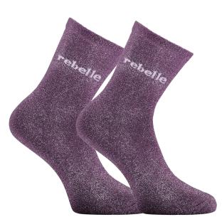 Chaussettes Prunes Femme Twinday Rebelle vue 0