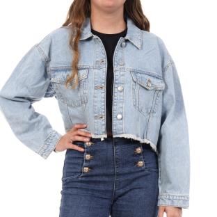 Veste en Jean Bleu Femme Jennyfer VROPY vue 0