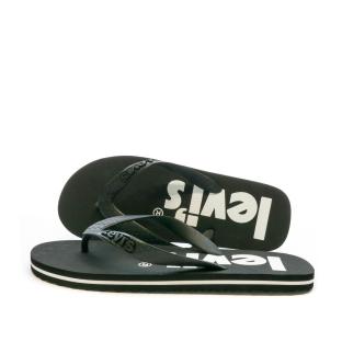 Tongs Noires Homme Levi's Dixon Poster pas cher
