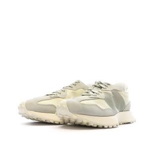 New Balance 327 Baskets Gris/Beige Homme vue 6