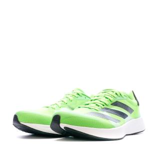 Chaussures de running vertes Homme Adidas Adizero RC 4 M vue 6