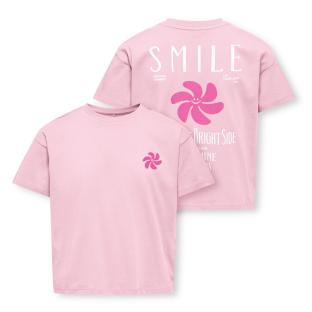 T-shirt Rose Fille Kids Only Sun-veras Flower vue 0