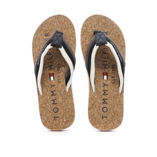 Tongs Taupe Homme Tommy Hilfiger Hilfiger Cork Beach vue 0