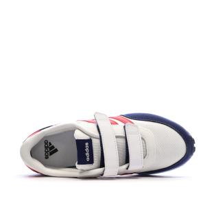 Baskets Blanches/Bleu/Rouges Garçon Adidas Run 70s vue 0