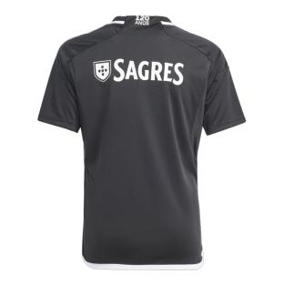 Benfica Lisbonne Maillot Noir Garçon Adidas 2023/24 vue 2