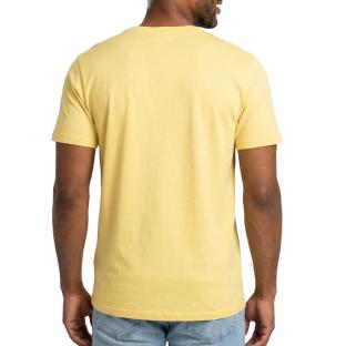 Gelbes Herren-T-Shirt von Calvin Klein Jeans Classics Ansicht 0