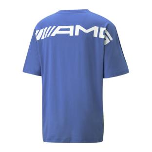 T-shirt Bleu Homme Puma Mercedes 538456 vue 2