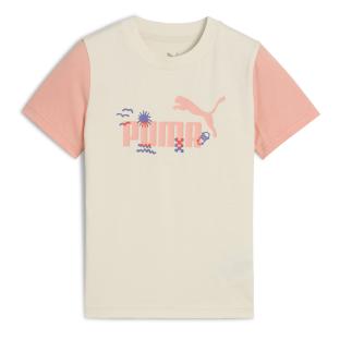 T-shirt Beige/Rose Enfant Puma Sandy Adventures vue 0