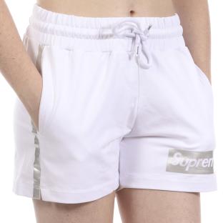 Short Jogging Blanc Femme Supreme Grip Ender pas cher