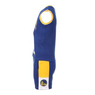 Warriors de Golden State Ensemble basketball Bleu Garçon NBA Zone Tank vue 3
